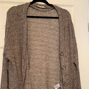Brown/Tan mixed knit Sweater